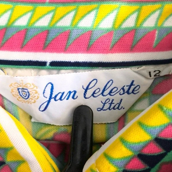 Vintage 70s Psychedelic Floral Dagger Collar Nylon Disco Shirt Blouse Top Medium - Picture 14 of 15